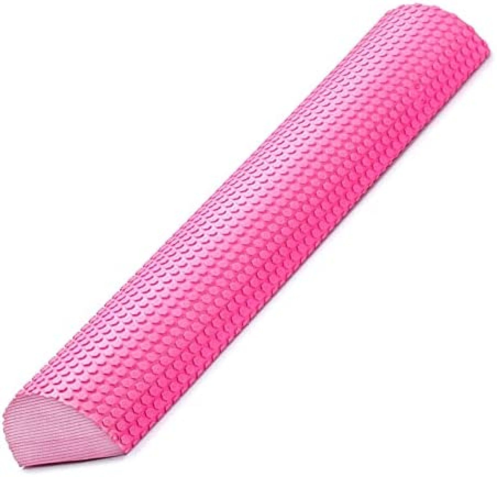 Halbrunde Eva-Schaumstoffrolle für Yoga, Pilates, Fitnessgeräte, Balance-Pad, Yoga-Blöcke mit Massage-Schwimmpunkt, Pink, 30 cm