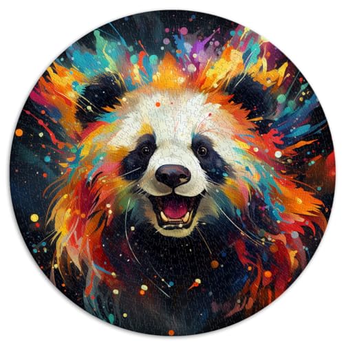 Puzzles für süßen Panda, 1000-teiliges Puzzlespiel, 26,5 x 26,5 Zoll, Puzzlegeschenke, jedes Teil ist einzigartig – herausforderndes, unterhaltsames Spiel für die ganze Familie