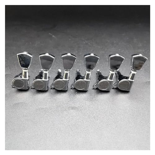 Strings Tuning Pegs Mechaniken Für Gitarre 6er-Pack versiegelte, geschlossene Gitarren-Tuning-Nagel-Kopfplatten-Mechaniken für Gitarrenteile (Color : 5)