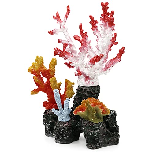 Eladcncmc Aquarium-Ornamente, Polyresin, Dekofisch, für Dekorationen, Kunstharz, Fischhaus