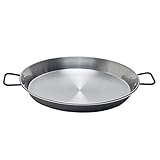 Garcima Paella Pfanne Stahl poliert, grau, 45 cm, 6 portions