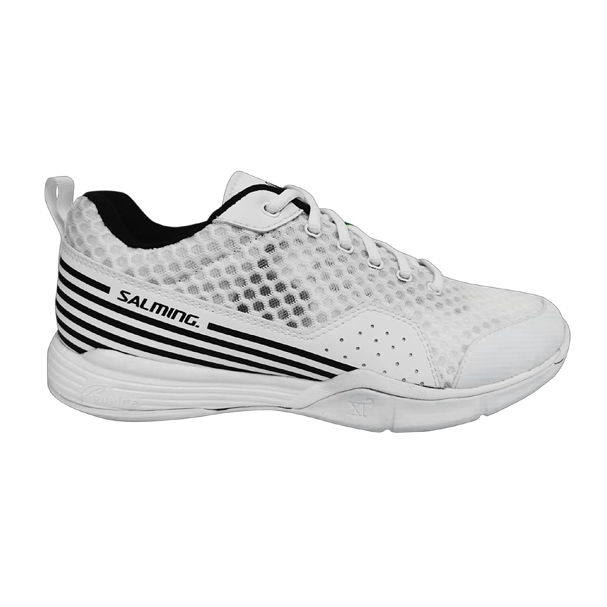 Salming Viper SL Indoor/Court/Squash/Badminton Schuh Damen - Weiß/Schwarz, weiß/schwarz, 38 EU