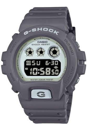 Casio G-Shock DW-6900HD-8JF [G-Shock Hidden Glow Series], Silber, Modern, Silber, Modern, silber, Modern