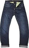 Modeka Nyle Cool Motorrad Textilhose, blau, 33