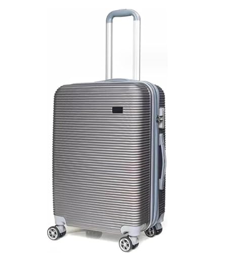 Habrur Rollkoffer Koffer Trolley Koffer Mit Rollen, Hartschalenkoffer, Reisekoffer, Verpackung, Trennwand, Handgepäck Koffer Gepäck Reisekoffer (Color : A, Size : 24inch)