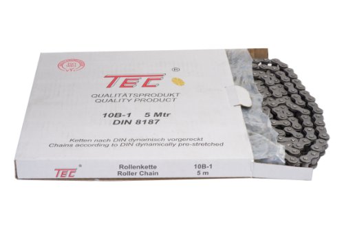 1 Bund (=5m) TEC Rollenkette 10B-1 (5/8 x 3/8'') DIN8187 [Grundpreis: 4,28EUR/m]