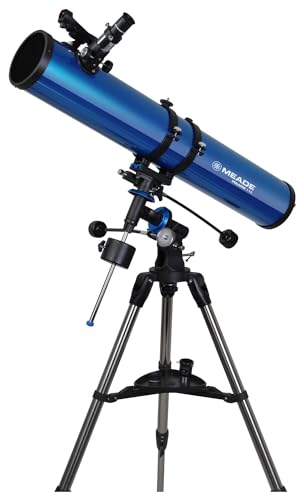 Meade Instruments Polaris 127 EQ Reflektor Teleskop, Polaris 114 EQ Reflektor-Teleskop, blau, One Size