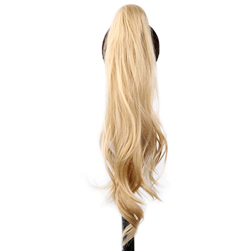 Ponytail Extension/Haarteil 32-Zoll-Kunststoff-Flexible Wrap-Around-Pferdeschwanz-Länge Pferdeschwanz-Verlängerungen Blonde Pferdeschwanz-Haarteile for den täglichen Gebrauch von Frauen Pferdeschwanz