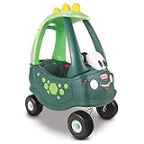 Little Tikes Cozy Coupe Dino. Rutschfahrzeug für Kleinkinder bis 23kg. Mit Tür, entfernbarer Bodenplatte und Hupe. Fördert Kreatives Spielen, ab 18 Monaten bis 5 Jahren