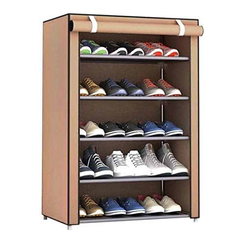 YIHANSS Schuhregal, Schuhregal, freistehendes Schuhregal, Schuhregal für Zuhause, Schlafzimmer, Wohnzimmer, Lagerregal, Flur, Eingangsbereich, Korridor (Farbe: Rojo, Größe: 60 * 30 * 72cm)