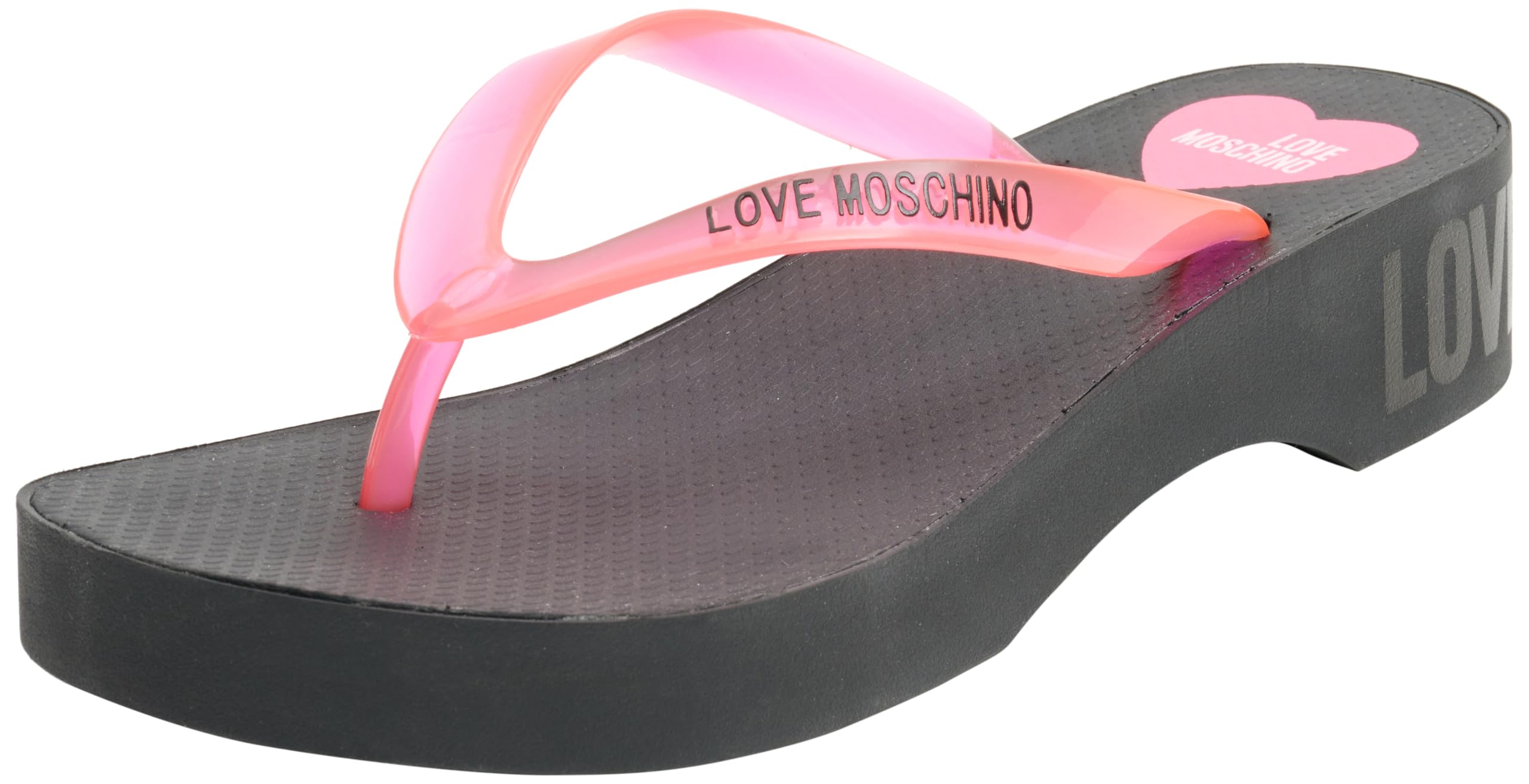 Love Moschino Damen Ja28064G0GI31604 Flipflop, Fuchsia, 38 EU