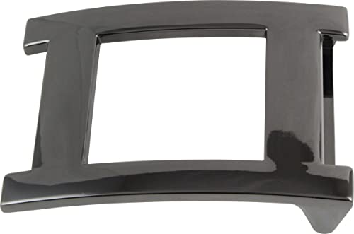 BELTINGER Gürtelschnalle Window 4,0 cm | Buckle Wechselschließe Gürtelschließe 40mm Massiv | Wechselgürtel bis 4cm | Schwarz