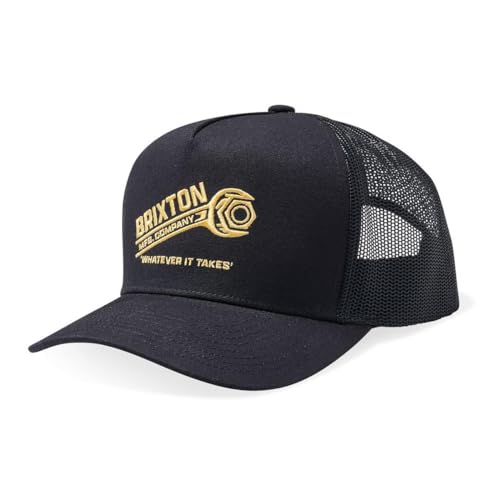 Brixton Wrench C Np Mp Trucker Hat - Schwarz/Schwarz, Schwarz/Schwarz, Einheitsgröße