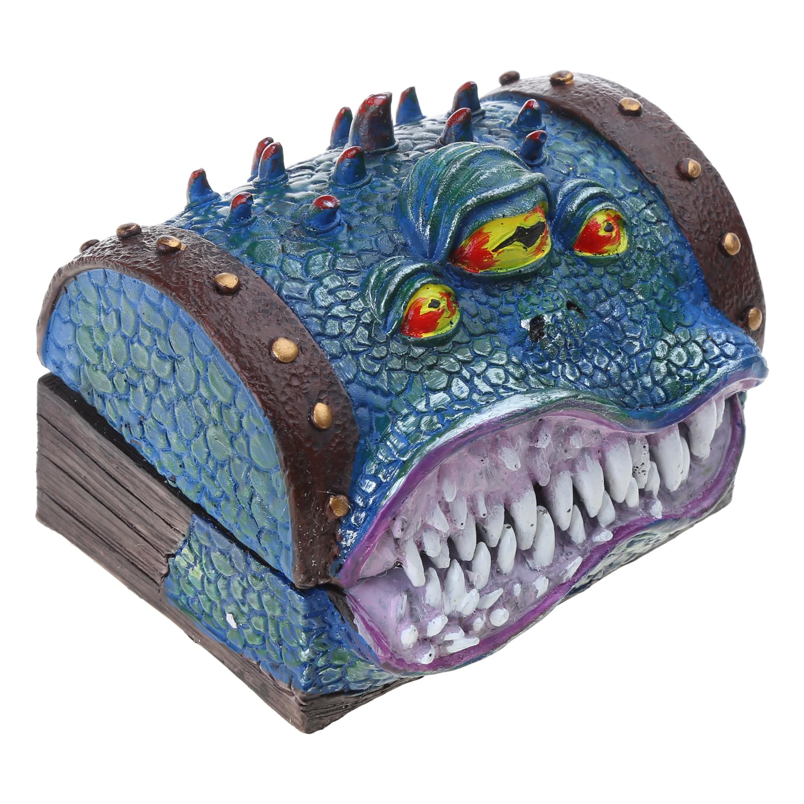 Avejjbaey Horror Würfel Box Tablett Lagerung Dragonsed Box Rollenspiel Dungeonsing Truhe Desktop