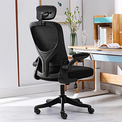 Bürostuhl, Gaming-Stuhl, Computerstuhl, ergonomischer Gaming-Stuhl mit Rollen, Netzstoff, Rückenlehne, bequemer Schreibtischstuhl mit hoher Rückenlehne, Chef-Arbeitsstuhl, verstellbarer Computer-Chai)