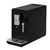 Beko CEG 3192 B Kaffeevollautomat mit Milchdüse, Milchaufschäumdüse, 5 Mahlgrade, herausnehmbare Brüheinheit, automatische Reinigungsfunktion, höhenverstellbare Kaffeedüse, Schwarz