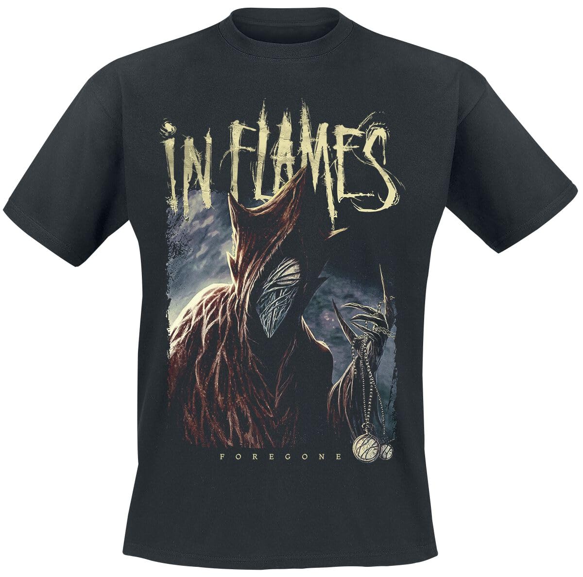 In Flames Foregone Männer T-Shirt schwarz XXL 100% Baumwolle Band-Merch, Bands