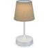 BRILONER Tischleuchte »COMPA«, ØxH: 12,5 x 30 cm, 3 W, Kunststoff/Stoff - beige