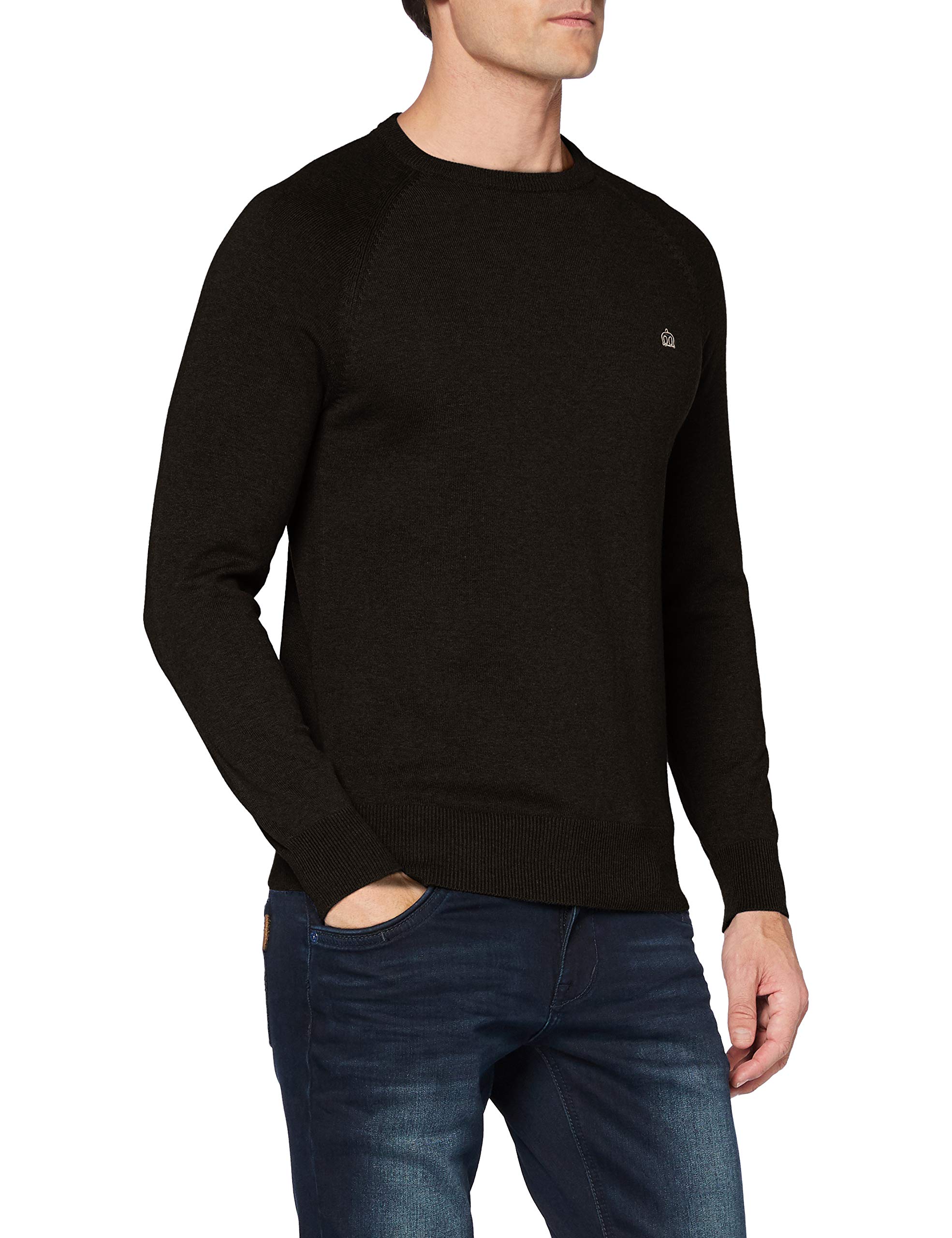 Merc Herren Berty Cashmere Blend Jumper mädchen Pullover, Caqui, S