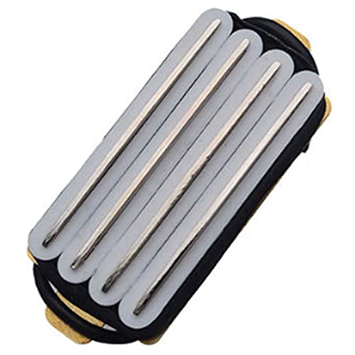 ZENGXUE 2-duale Klinge E-Gitarre Hochleistungsspur Typ Vier Spule Humbucker Pickup Humbucker Tonabnehmer Set (Color : White)