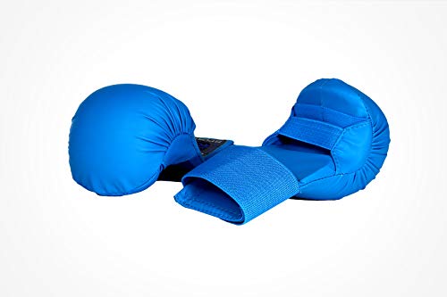 SaikoSports Karate Faustschützer blau/rot (blau, S)