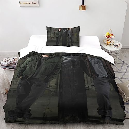 UKALOU Supernatural 3D-Print Hochwertige Duvet-Cover-Sets Aus Weicher Mikrofaser Superhelden 3-teilig Mit Verstecktem Reißverschluss Und Passenden Kissenbezügen Für Erholsamen Schla Single（135x200cm）