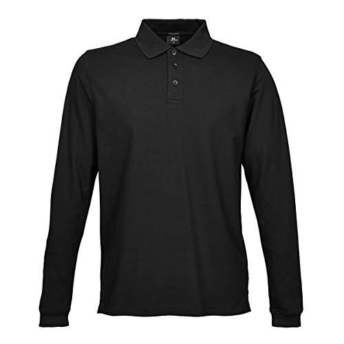 Mens Stretch Long Sleeve Polo