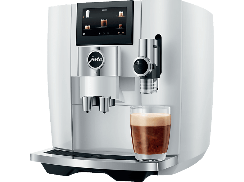 JURA J8 (EA) Kaffeevollautomat Piano White