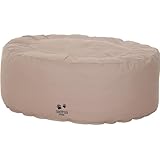 Siena Home ASMUS Hundebett Taupe L Dessin Uni Taupe, 100% Baumwolle