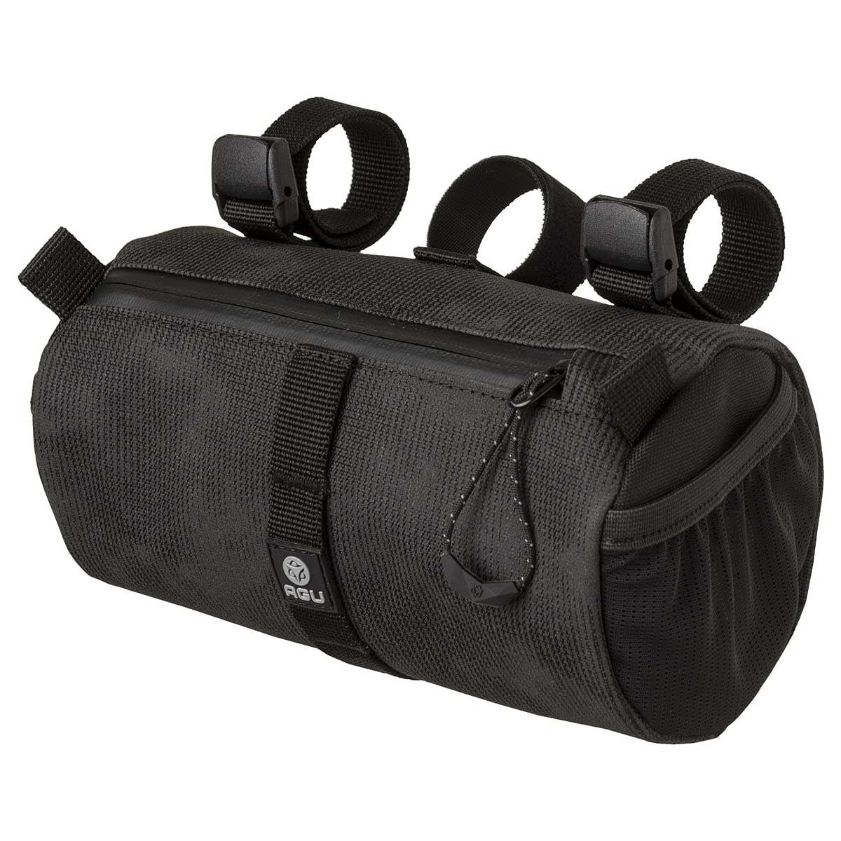 AGU Lenkertasche Roll Bag, 1,5L Fahrradtasche Lenker Vorne für Bikepacking, Wasserabweisend, Reflektierend, Einfache Montage, 100% Recyceltes Polyester - Reflective Mist