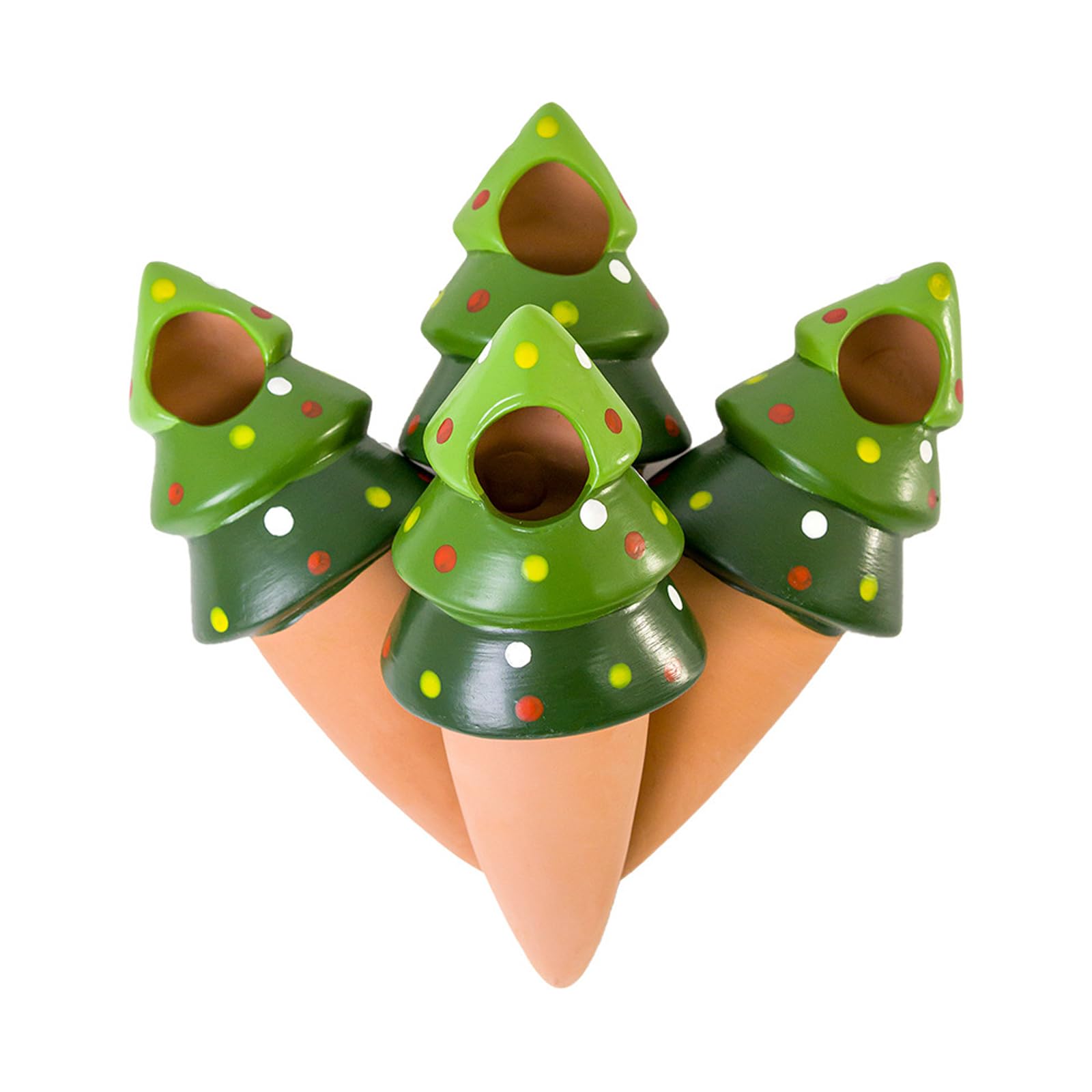 Uitndvyte 4 Stück selbstbewässernde Spikes, Weihnachtsbaum-Pflanzen-Bewässerungskugeln, Bewässerungsgerät für Zimmerpflanzen