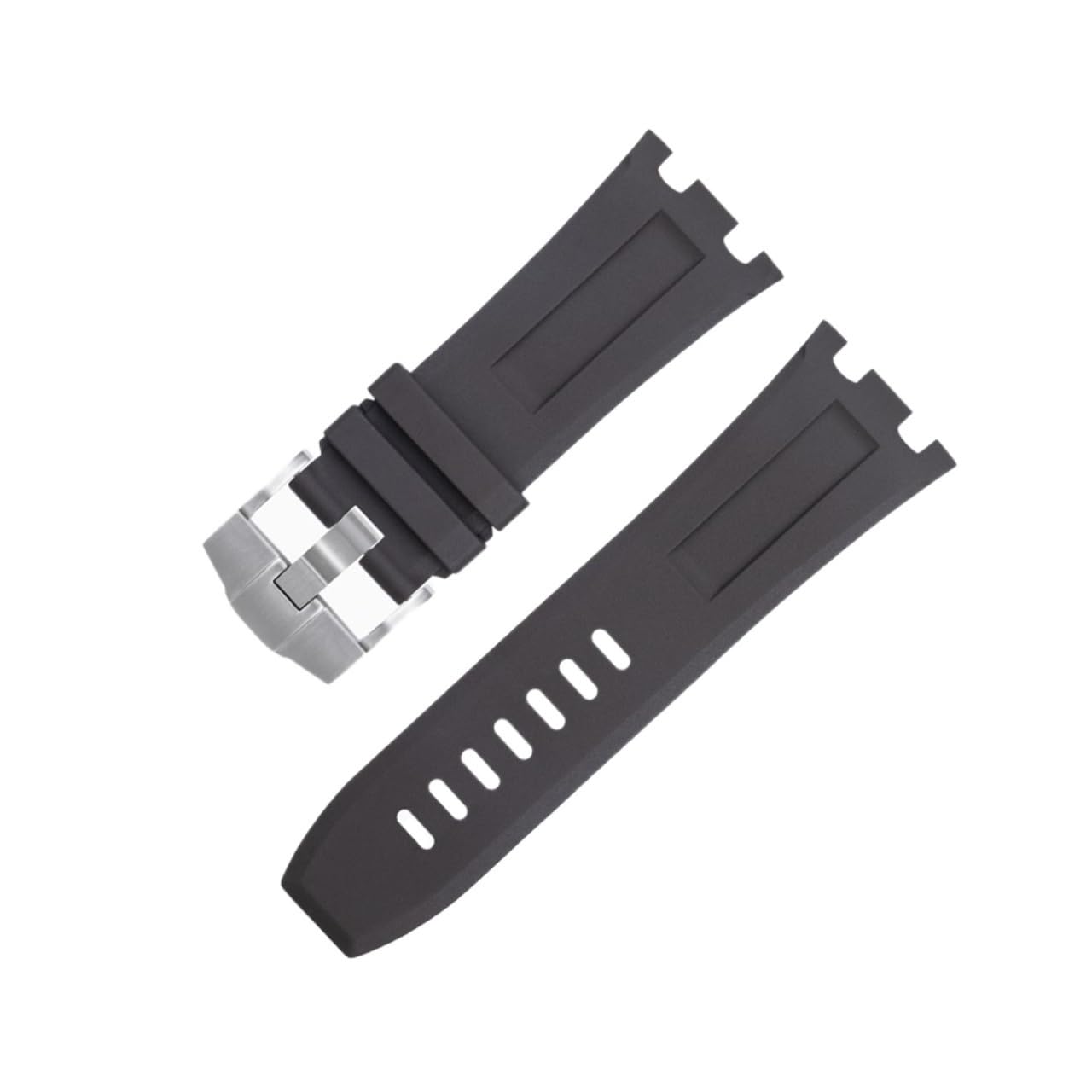 IOTUP AP Armband für Audemars und Piguet Belt 15710/15703, nicht Qucik Release 28 mm, natürliches Fluor, weiches FKM-Gummi-Armband, Zubehör, Uhrenarmband, 28MM, Achat