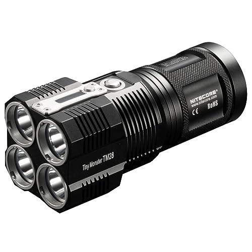 Nitecore TM28-6000 Lumen, integriertes Ladegerät, inkl. Akkus