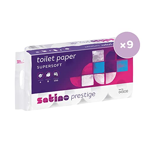 Wepa Toilettenpapier"prestige", 4-lagig, hochweiß, 72 Rollen á 150 Blatt