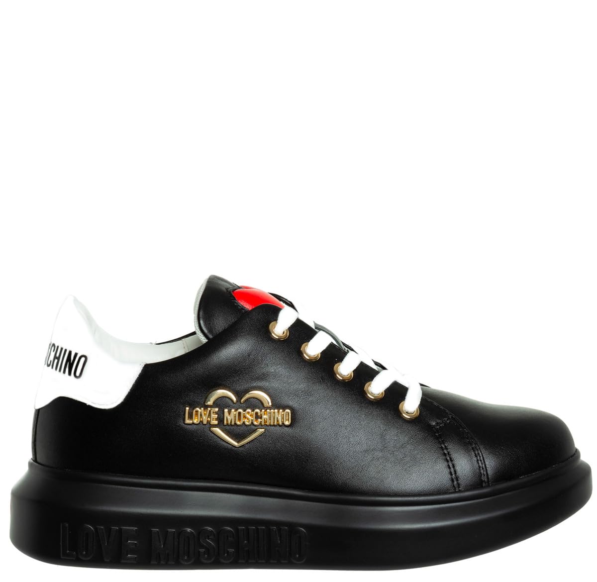 Love Moschino Damen Sneakerd.Gummi 40 Kalb Sneaker, Mehrfarbig, 41 EU