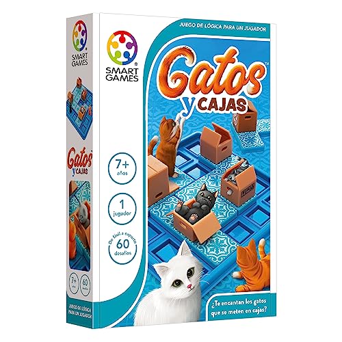 SmartGames 5414301525523 Cats Katzen und Kisten