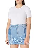 Desigual Womens FAL_BE Blue Skirt, 34