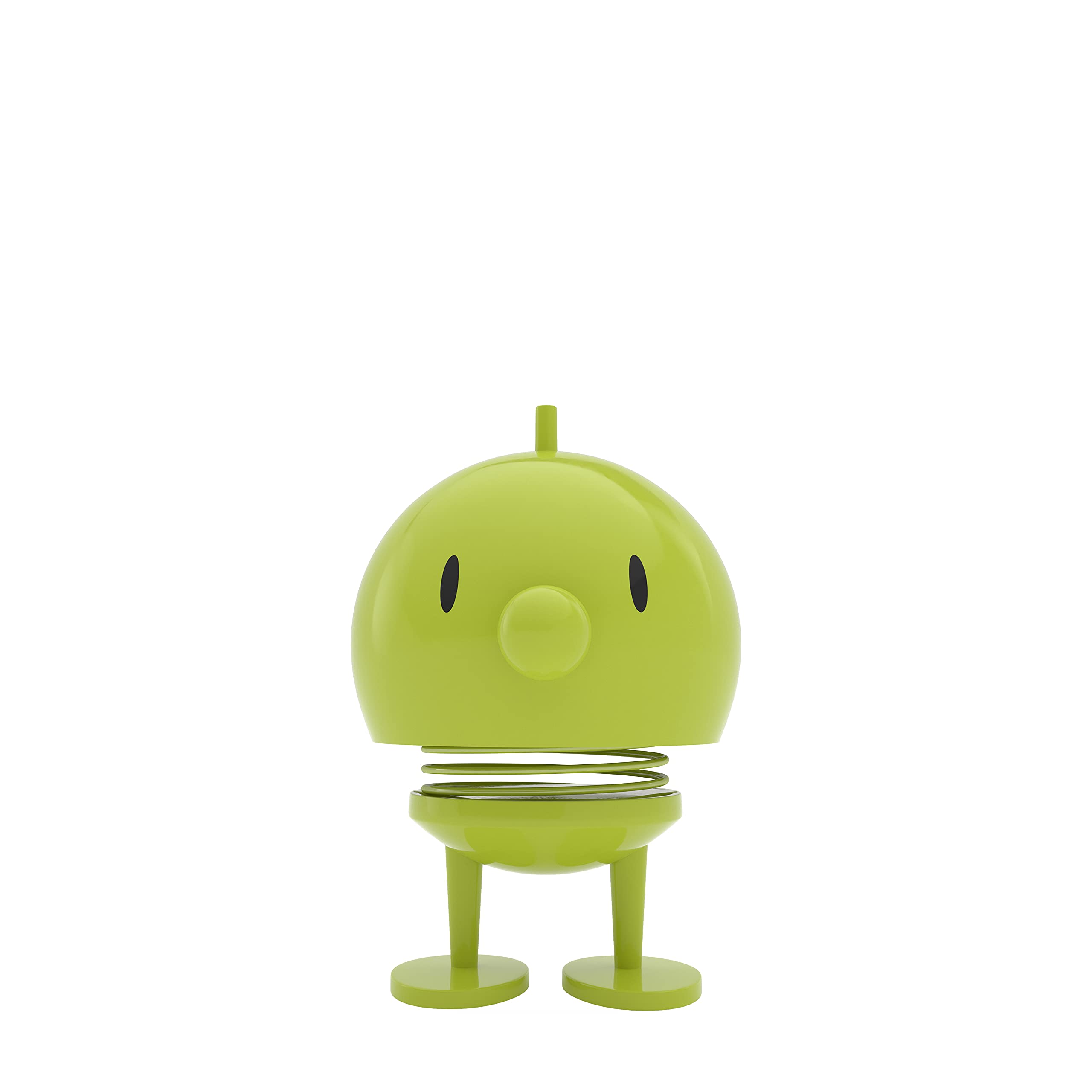 Hoptimist Bumble, Wackelfigur Deko Skandinavisch, Deko Wohnzimmer, Schreibtisch Deko, Büro Gadgets, Tolle Kleine Geschenke, 7,5 x 8,5 x 10,7 cm, Medium, Lime