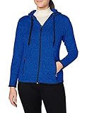 Stedman Apparel Damen Sportpullover Active Knit Fleece Jacket/ST5950, Blau (Blue Melange), Large (Herstellergröße: Large)