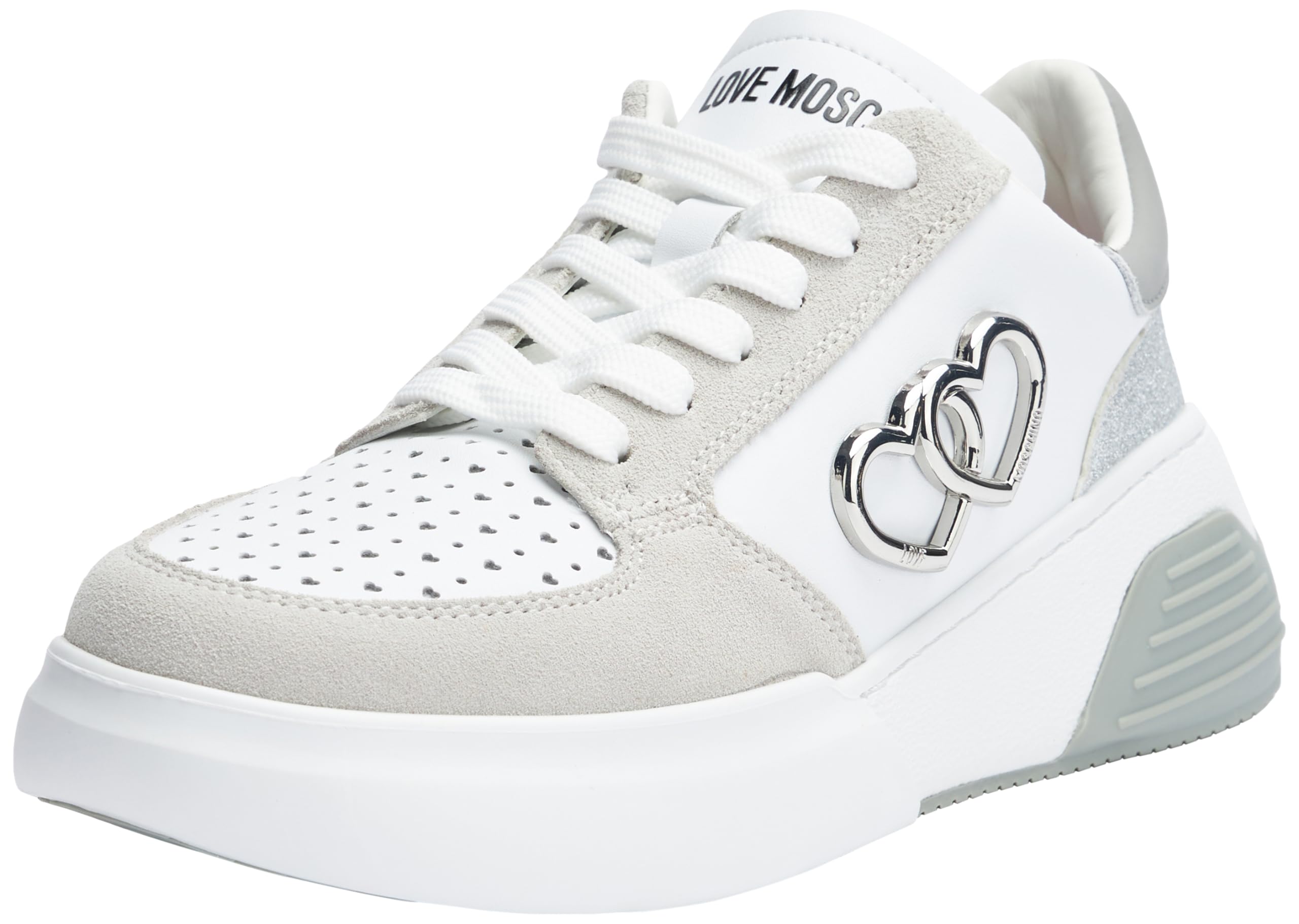 Love Moschino Damen Sneakers, Mehrfarbig, 39 EU