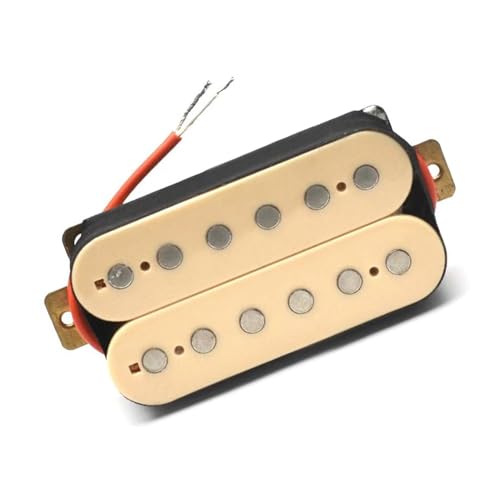 6-saitiger Humbucker-Tonabnehmer Für E-Gitarre, Doppelspulen-Tonabnehmer Für E-Gitarre, Steg- Oder Hals-Tonabnehmer e gitarren tonabnehmer (Color : Iy Neck)