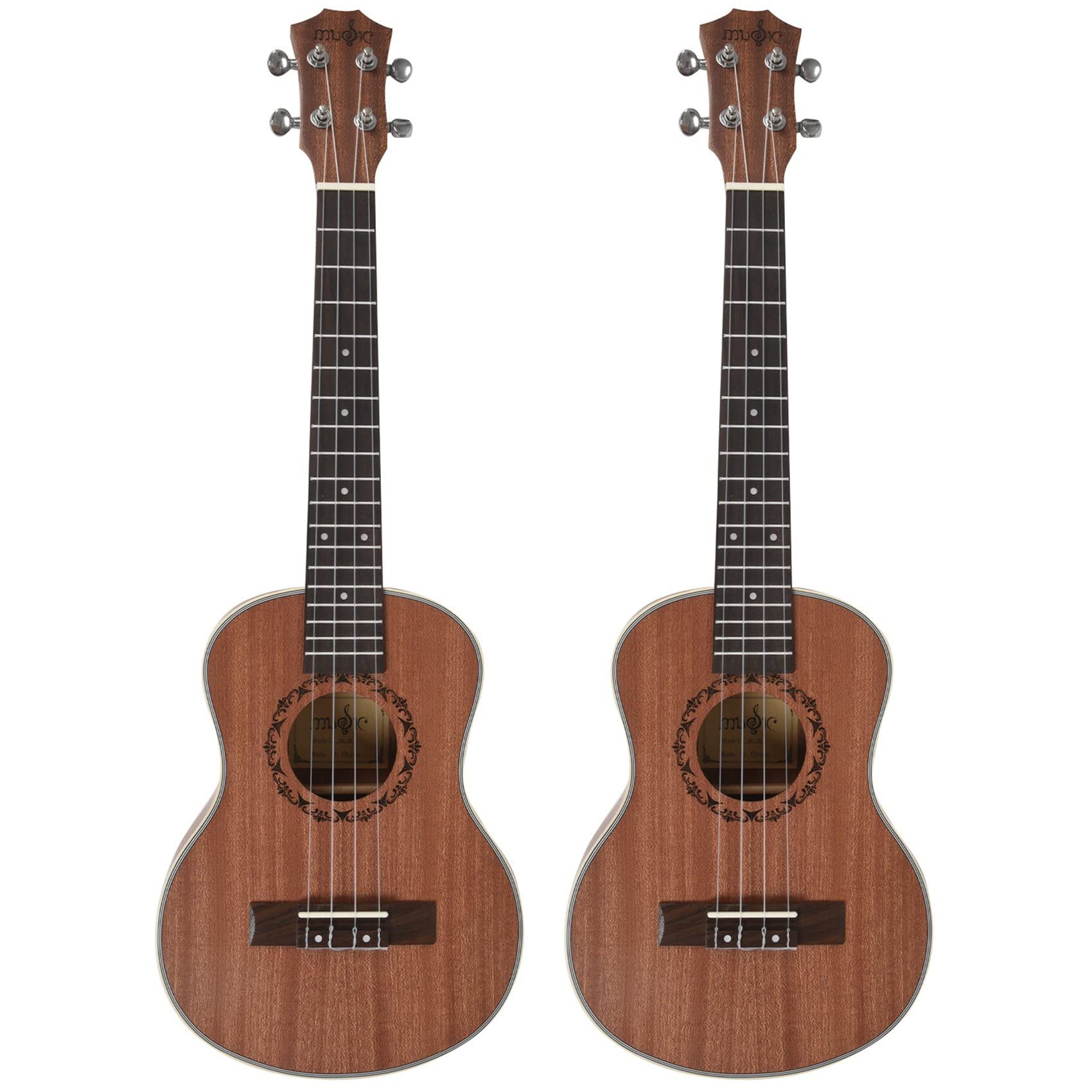 Naugan 2X Tenor Akustische Elektrische Ukulele 26 Zoll Gitarre 4 Saiten Ukulele Handgefertigte Holz Gitarristen Mahagoni