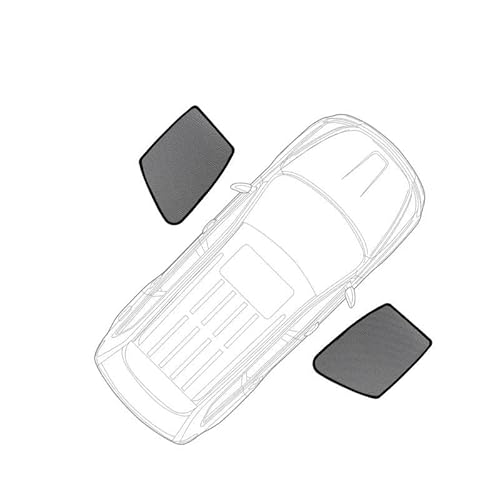 Auto-Sonnenschirm Für VW Für Passat Für B6 Für Limousine 2005-10 Magnetischer Autosonnenschutz Vorne Hinten Windschutzscheibenrahmen Vorhang Seitenfenster Sonnenschutz Frontscheibenabdeckung(2PCS Fron