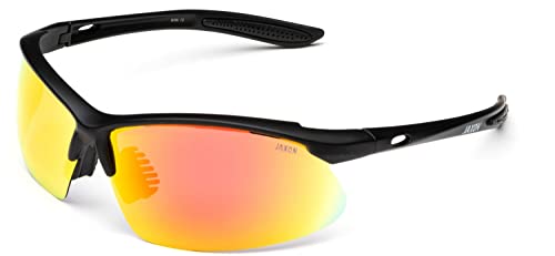 Jaxon Sonnenbrille Polarisationsbrille Angelbrille Sportbrille Polbrille mit Tasche AK-OKX50SML