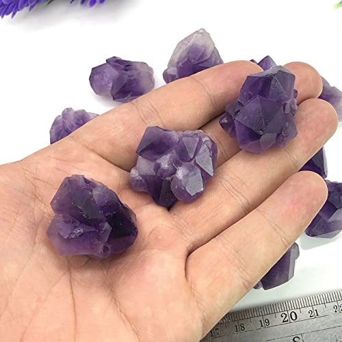 Bulk Lot Natural Amethyst Flower Points Rough Stone Und Mineral Specimen Home Decor,100g