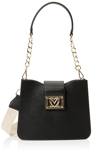 Love Moschino Damen Jc4331pp0iks0000 Schultertasche, Schwarz