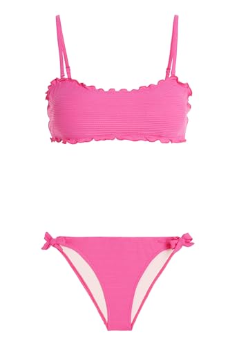 Protest Damen Bandeau-Bikini Cheeky PRTSIDRA Stretch Lipstickpink XL/42