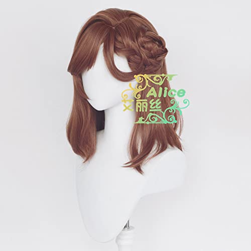 LINLINCD-Wig Anime Cosplay undecided Event Book Heroine I cos Fake Silicone Simulation Head