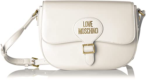 Love Moschino Damen BORSA A SPALLA Umhngetasche, Weiß, Einheitsgröße