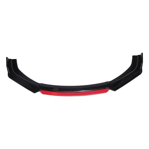 Frontspoiler Lippe Für Ford Für Focus 2012-2014 Auto Vorderen Stoßfänger Lip Auto Kinn Spoiler Splitter Diffusor Körper Kits Trim Air Dam Protector Frontstoßstange Spoiler(Gloss Black and Red)